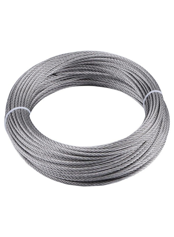 RECTOO SR04 Stainless Steel Wire Rope Aircraft Cable Railing Decking 1/8 7x7 100Feet - Image 1